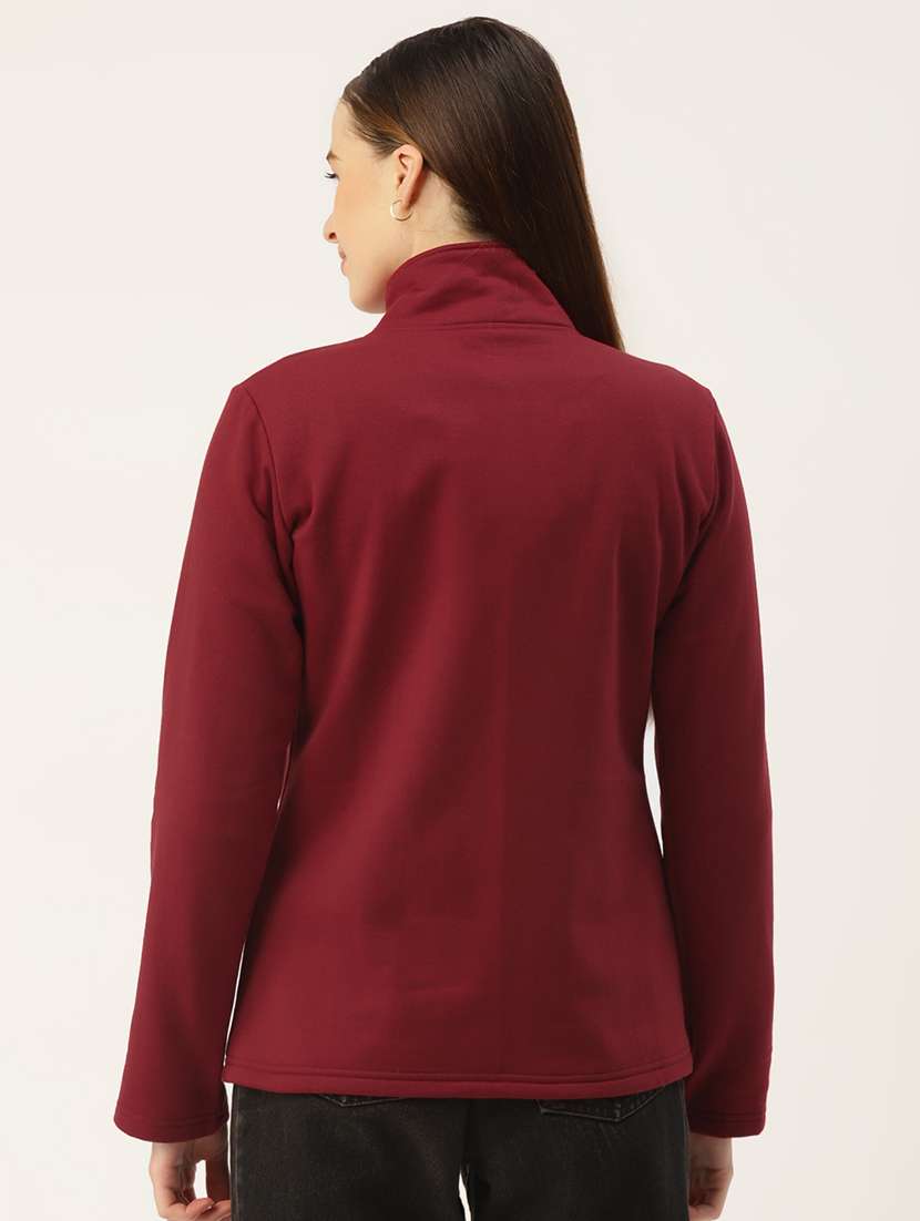 women solid long sleeve sweatshirt - 22086914 -  Standard Image - 2