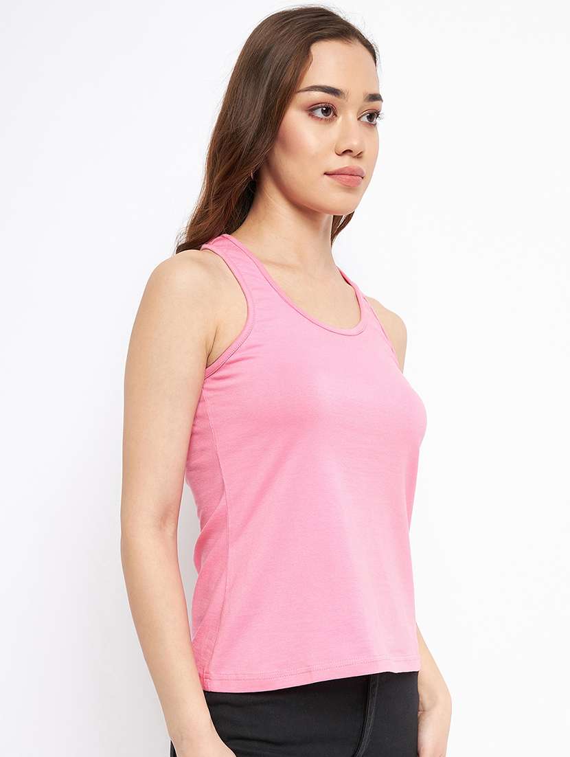 women solid sleeveless camisole - 22087001 -  Standard Image - 2