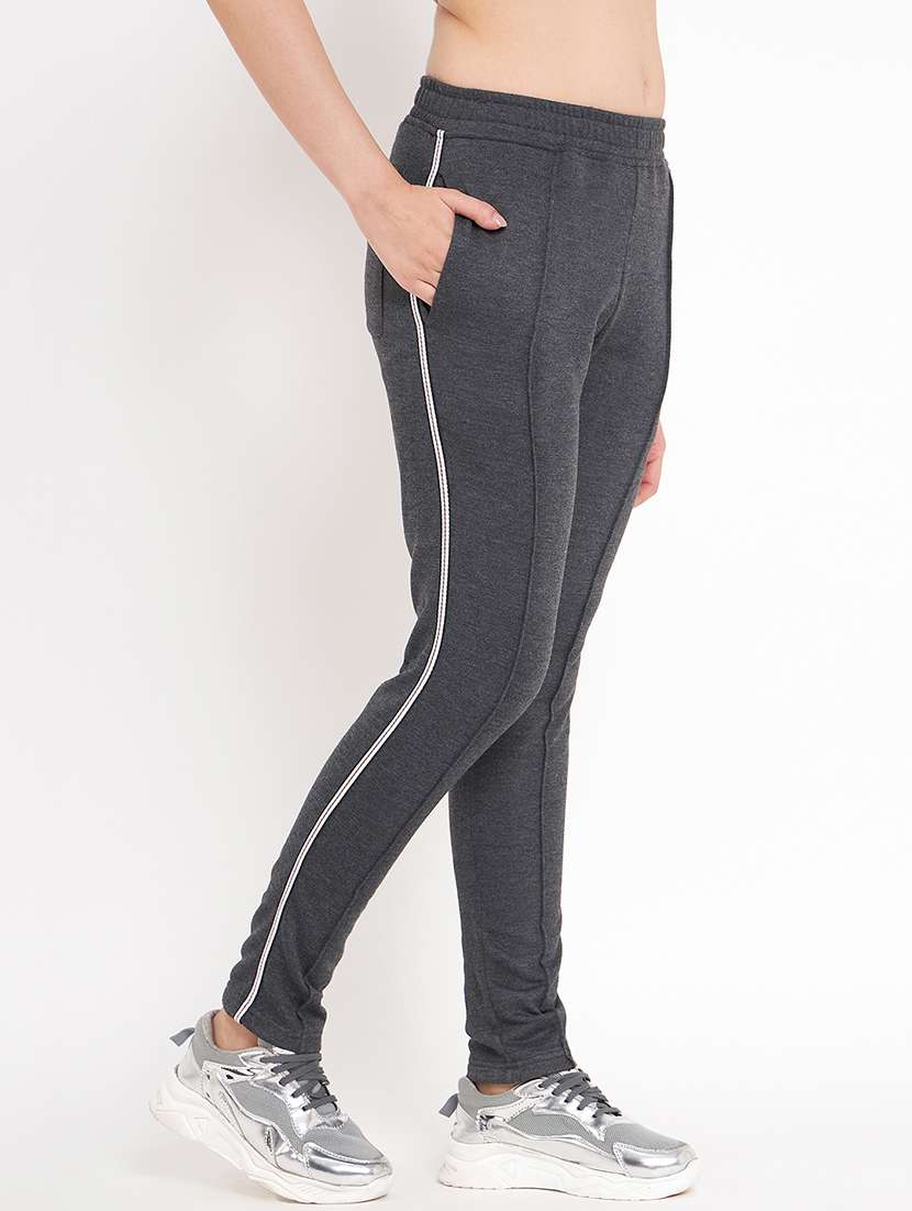 women solid mid rise yoga pants - 22087034 -  Standard Image - 2