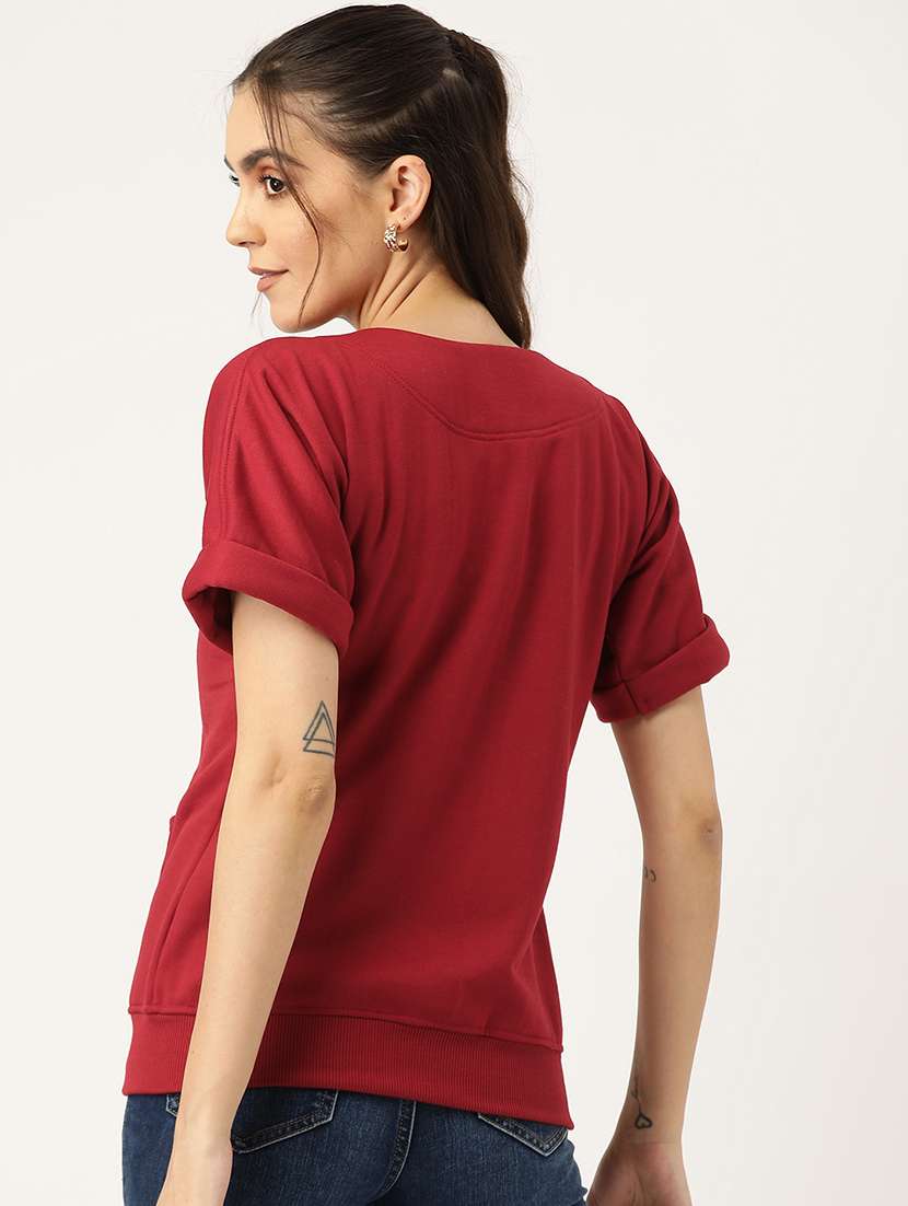 women solid short sleeve jacket - 22087072 -  Standard Image - 2