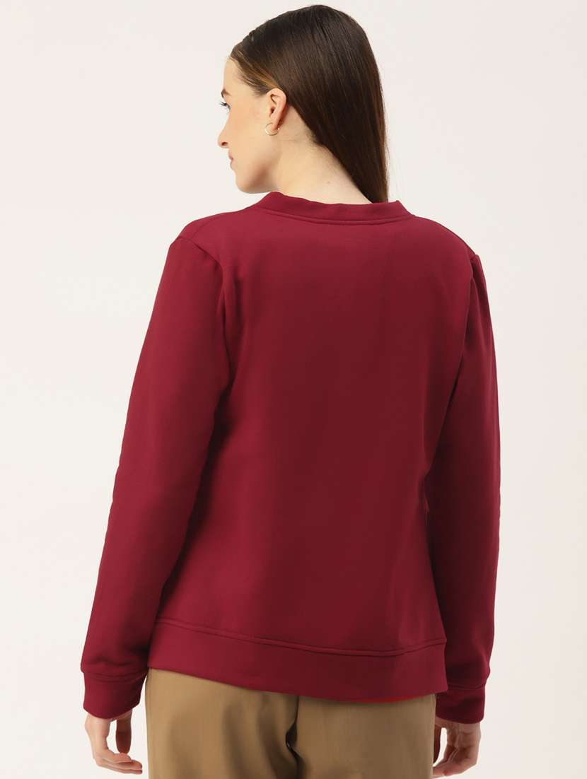 women solid long sleeve shrug - 22087083 -  Standard Image - 2