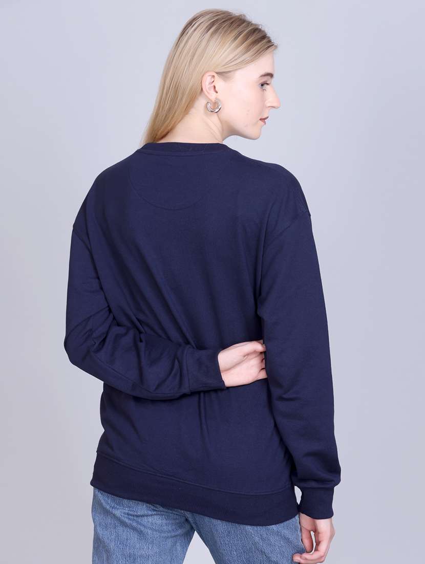 women printed round neck long sleeve sweatshirt - 22087130 -  Standard Image - 2