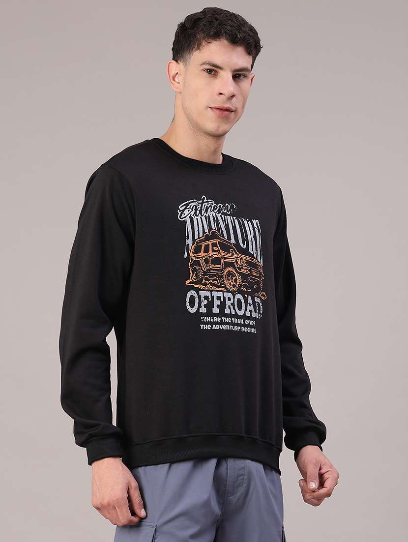men printed long sleeve sweatshirt - 22087398 -  Standard Image - 2