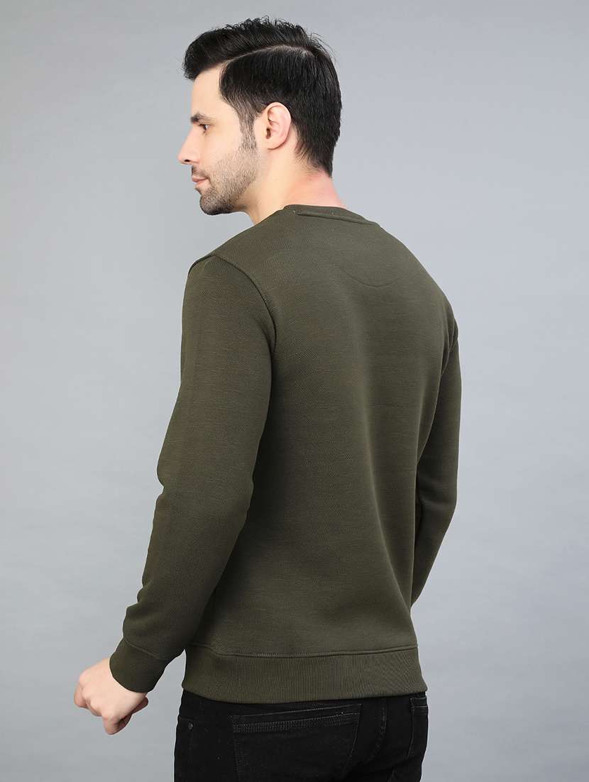 men chest print long sleeve regular fit sweatshirt - 22087518 -  Standard Image - 2