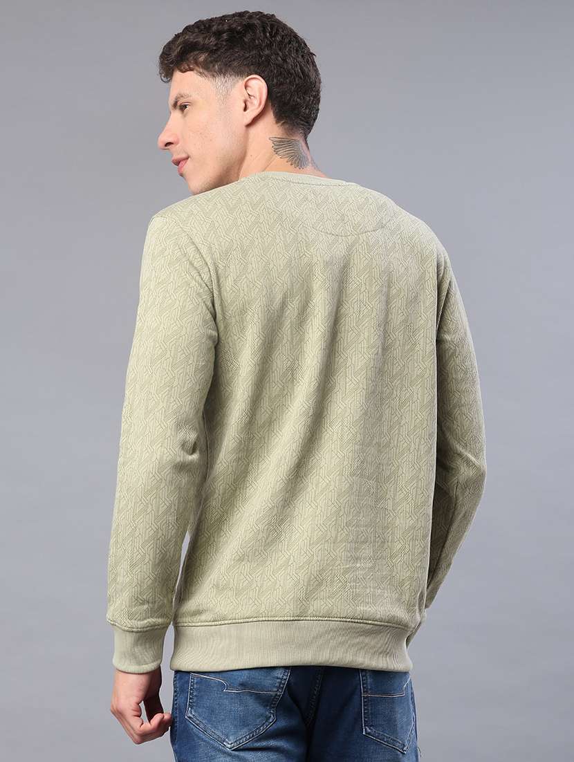 men printed long sleeve regular fit sweatshirt - 22087581 -  Standard Image - 2