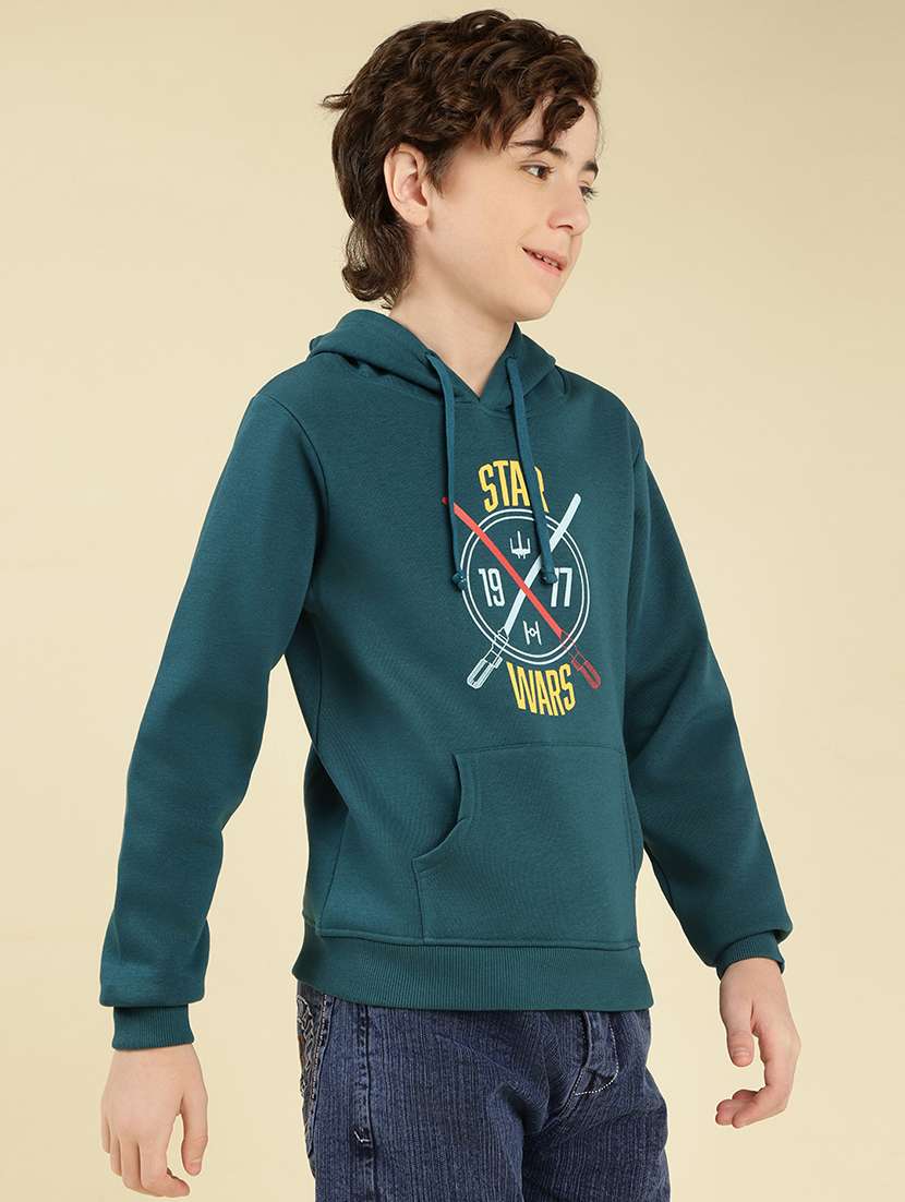 boys front print long sleeve sweatshirt - 22087962 -  Standard Image - 2