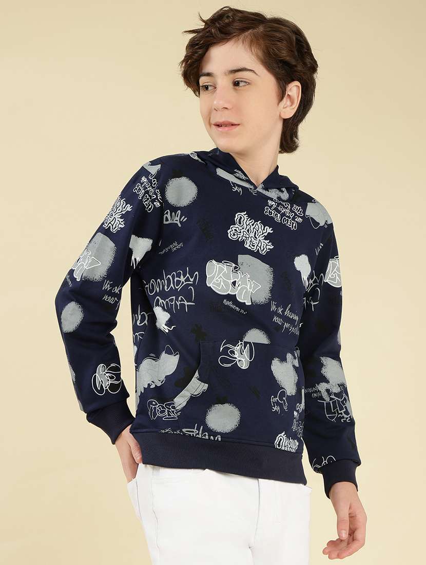 boys printed long sleeve sweatshirt - 22087968 - Standard Image - 2