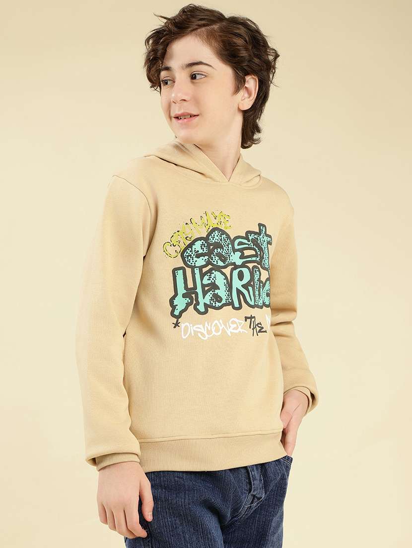 boys front print long sleeve sweatshirt - 22087973 -  Standard Image - 2