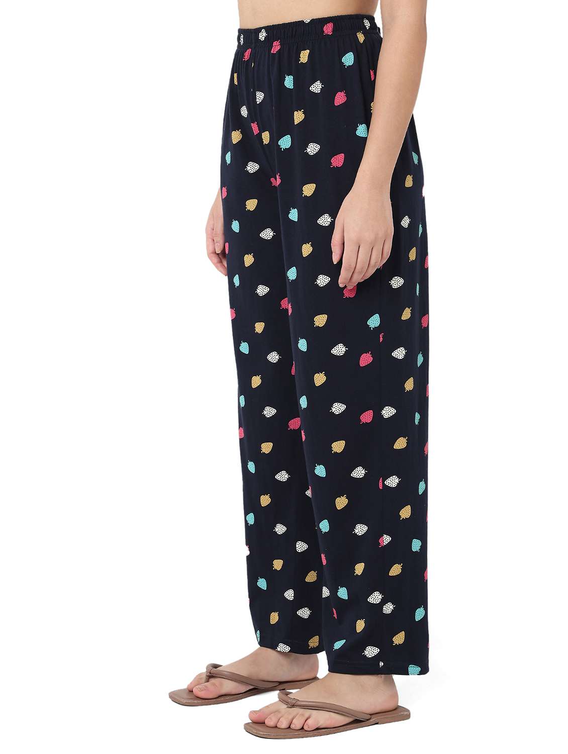 women printed mid rise pajama - 22088007 -  Standard Image - 2