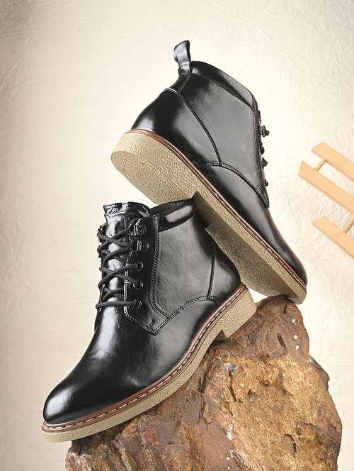 men black lace up boot - 22088018 -  Standard Image - 0