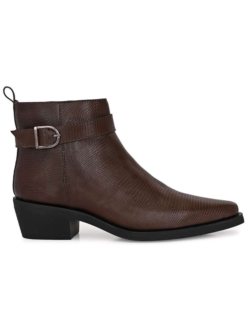 women textured slip on ankle boot - 22088040 - Standard Image - 2