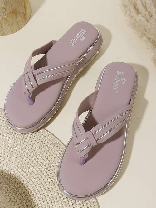 women solid toe separator flat sandal - 22088073 -  Standard Image - 0