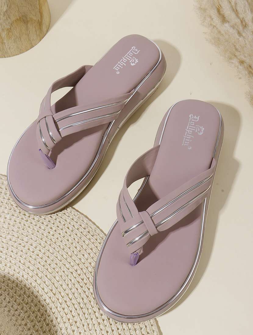 women solid toe separator flat sandal - 22088073 -  Zoom Image - 0
