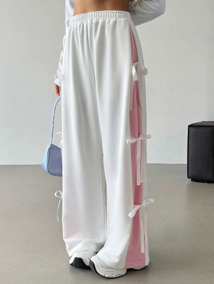 women tapered high rise wide leg trouser - 22088149 - Standard Image - 2