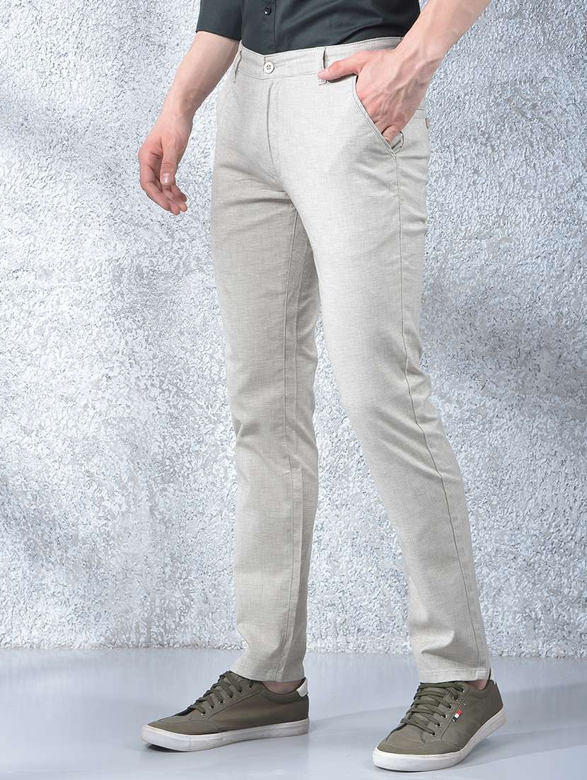 men solid mid rise flat front chinos - 22088167 -  Standard Image - 2