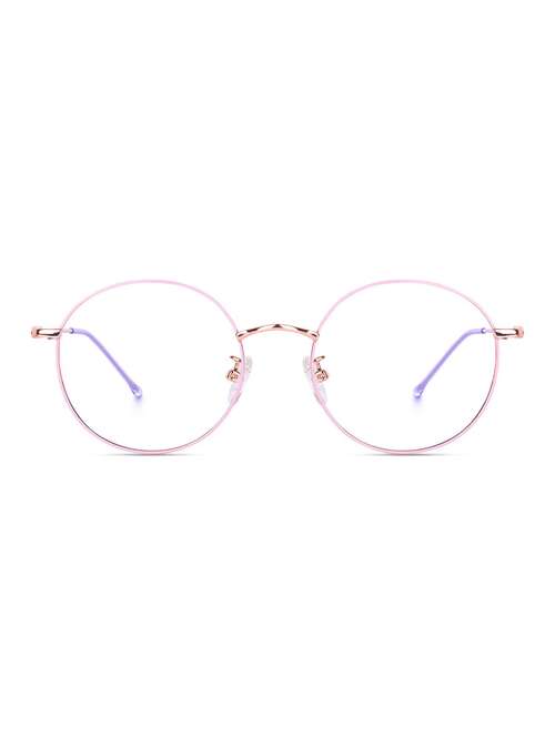 round spectacle frame with blue light protection - 22088264 -  Standard Image - 0