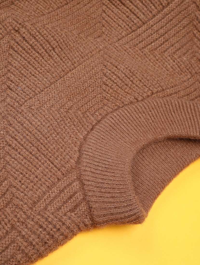 boys self design long sleeve sweater - 22088316 -  Standard Image - 2