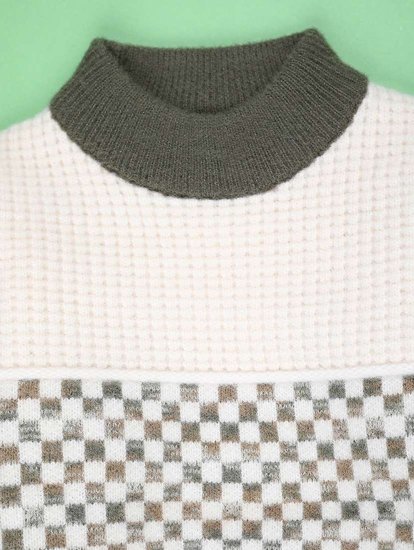 boys color blocked long sleeve sweater - 22088324 -  Standard Image - 2