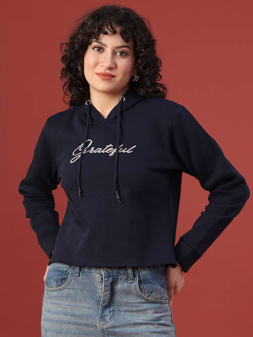 women long sleeve hooded sweatshirt