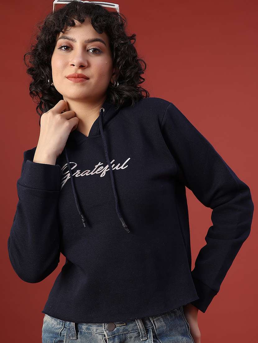 women long sleeve hooded sweatshirt - 22088345 -  Standard Image - 2