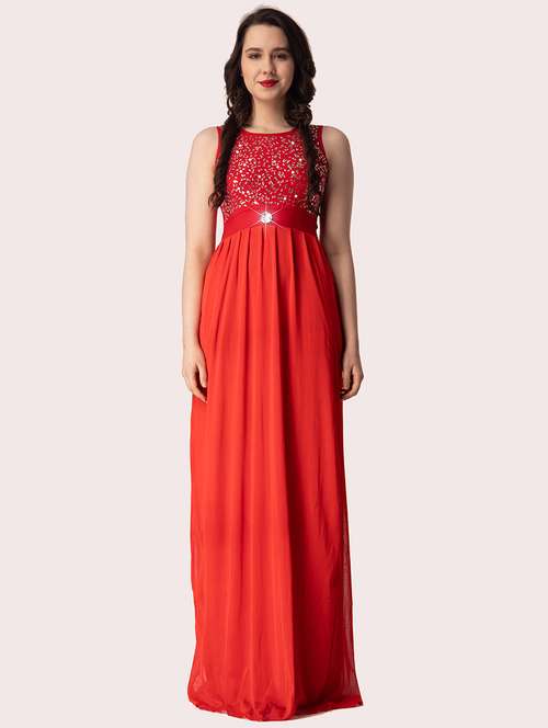 women emebllished sleeveless a-line dress - 22088487 -  Standard Image - 0