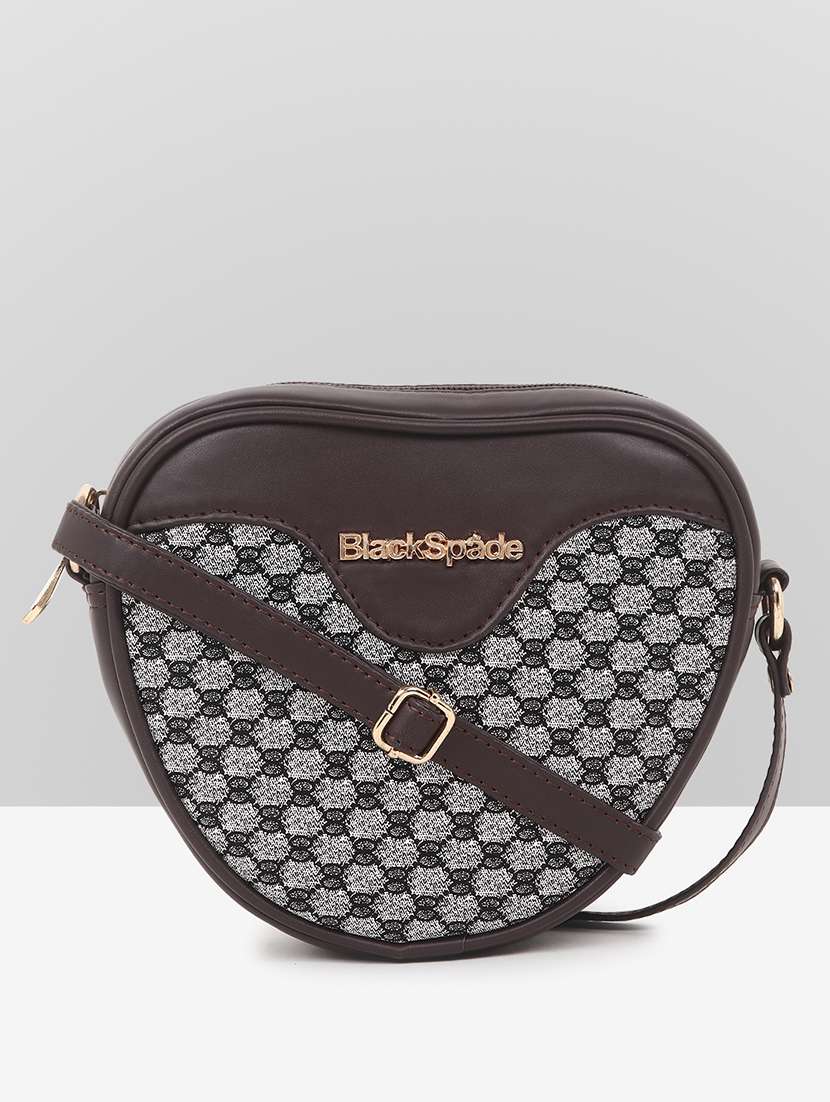 women leatherette sling bag