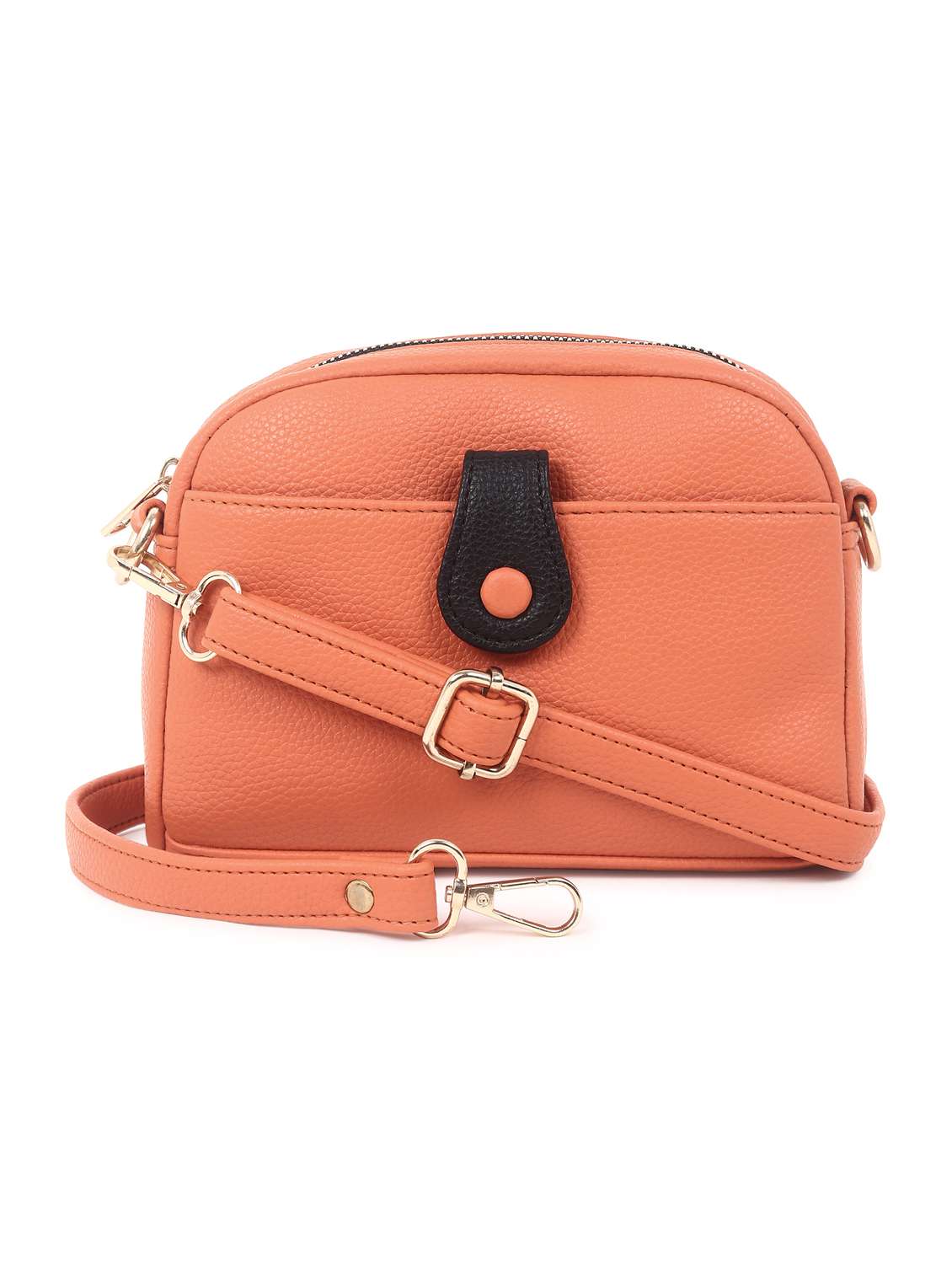 women leatherette sling bag