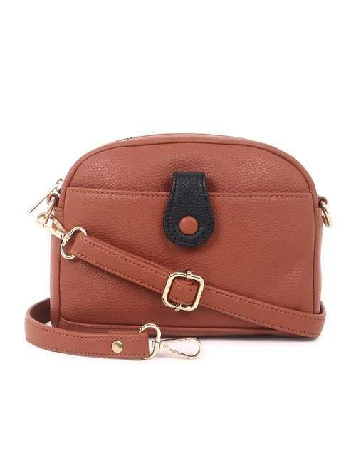 women leatherette sling bag - 22088523 - Standard Image - 0