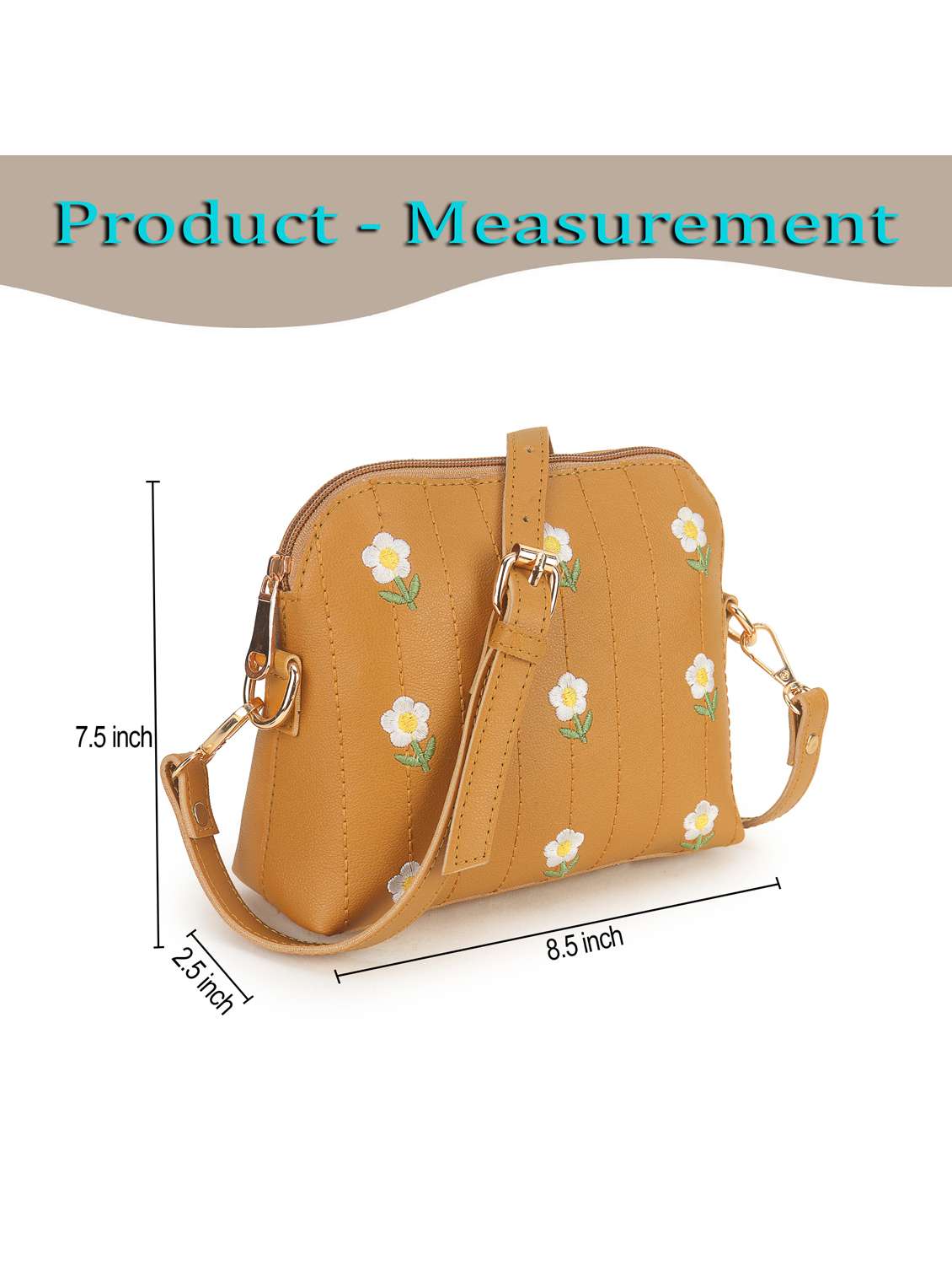 women embroidered leatherette sling bag - 22088531 - Standard Image - 2