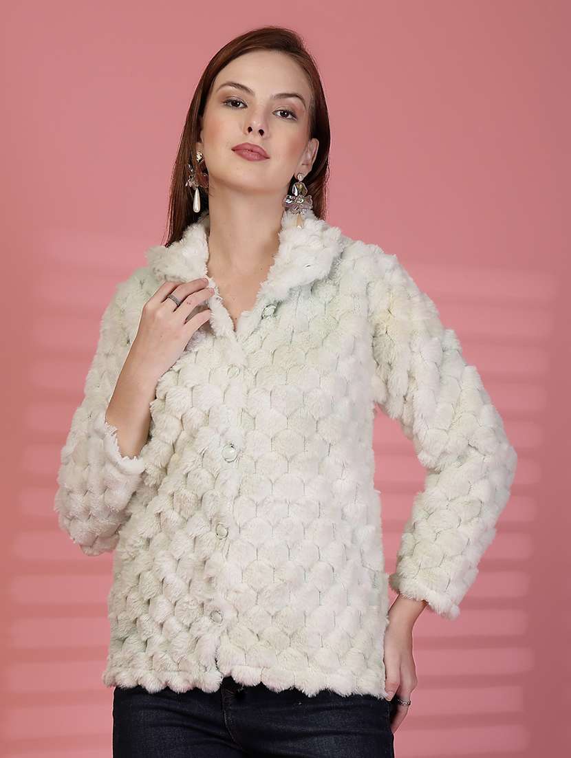 women self designed long sleeve cardigan - 22088546 -  Standard Image - 2