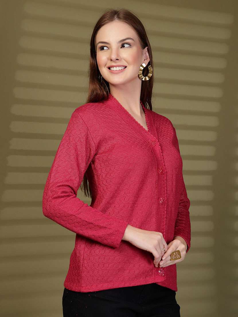 women solid long sleeve cardigan - 22088567 -  Standard Image - 2