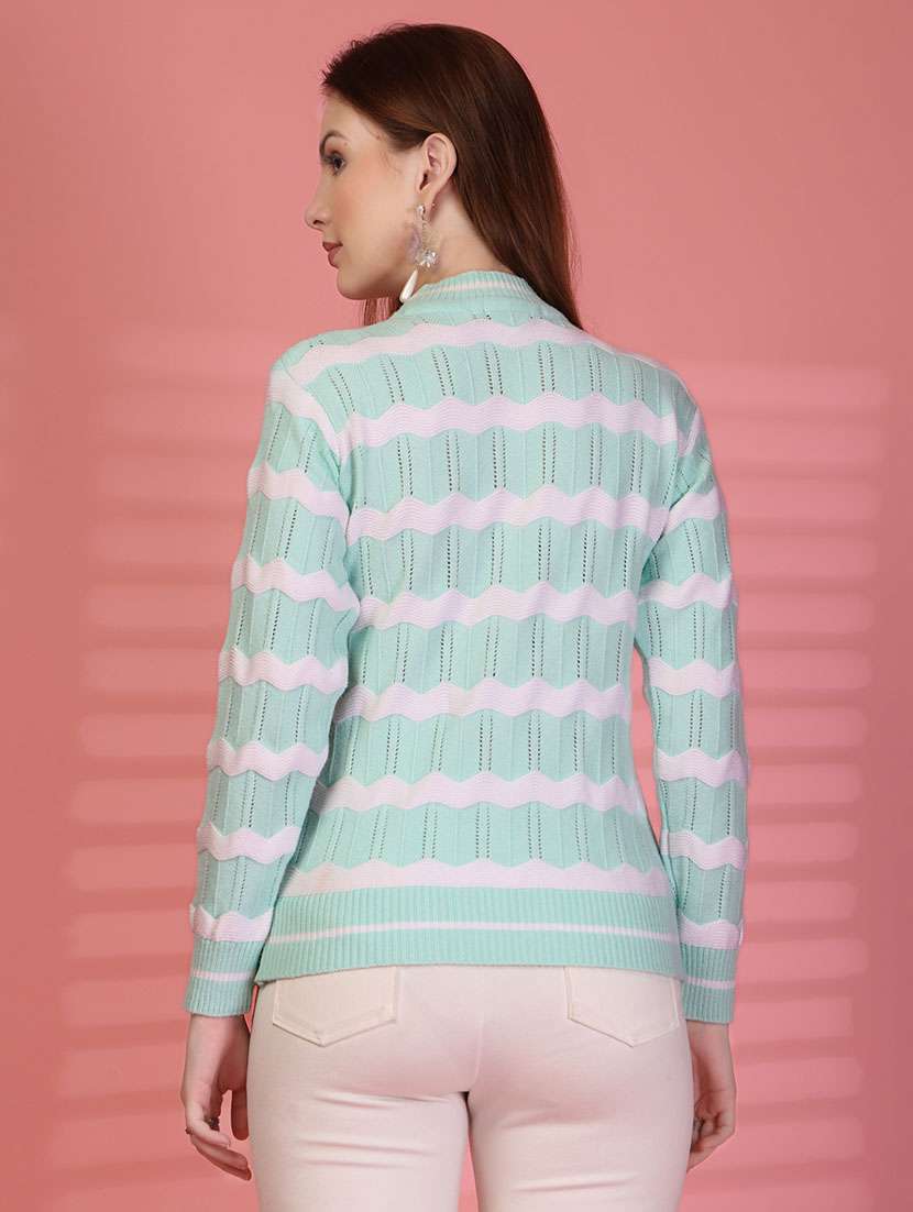 women self designed long sleeve pullover - 22088585 -  Standard Image - 2