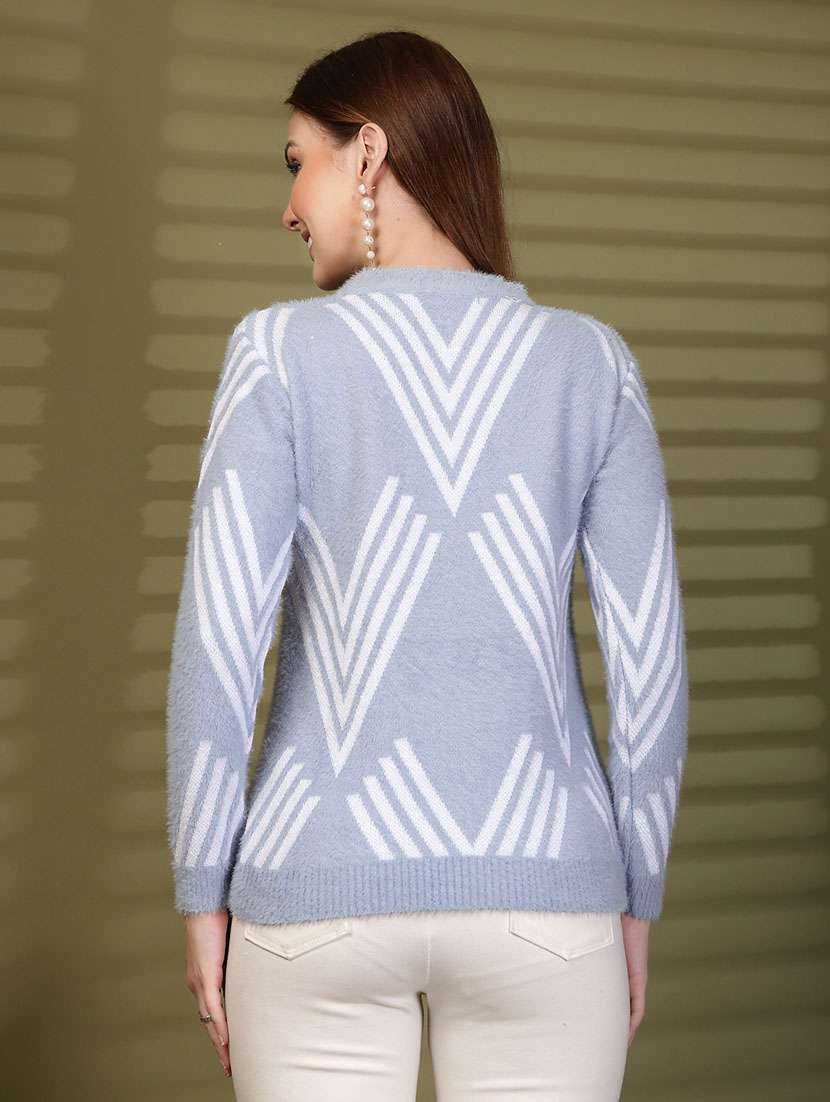 women self designed long sleeve pullover - 22088589 -  Standard Image - 2