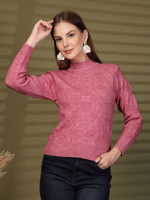 women self designed long sleeve pullover - 22088607 -  Standard Image - 0