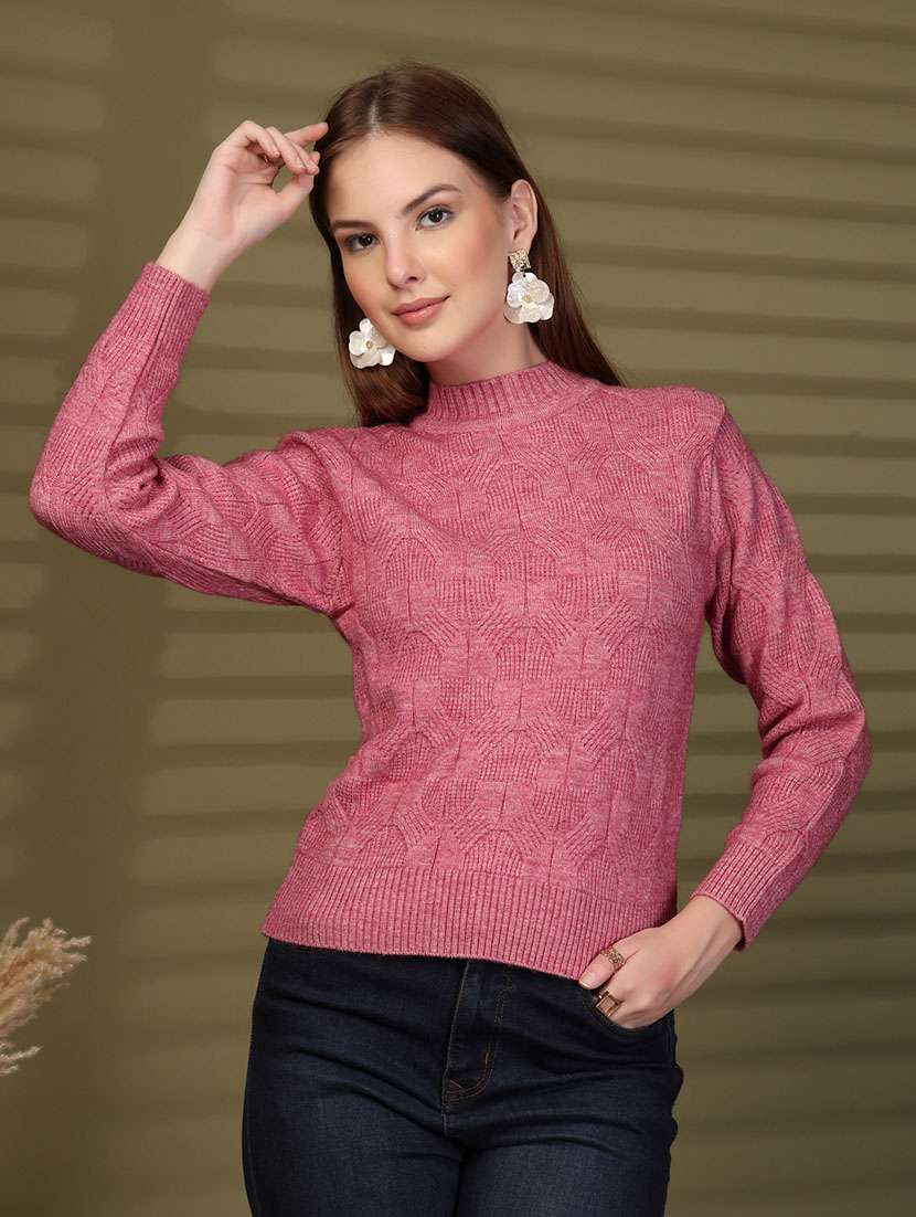 women self designed long sleeve pullover