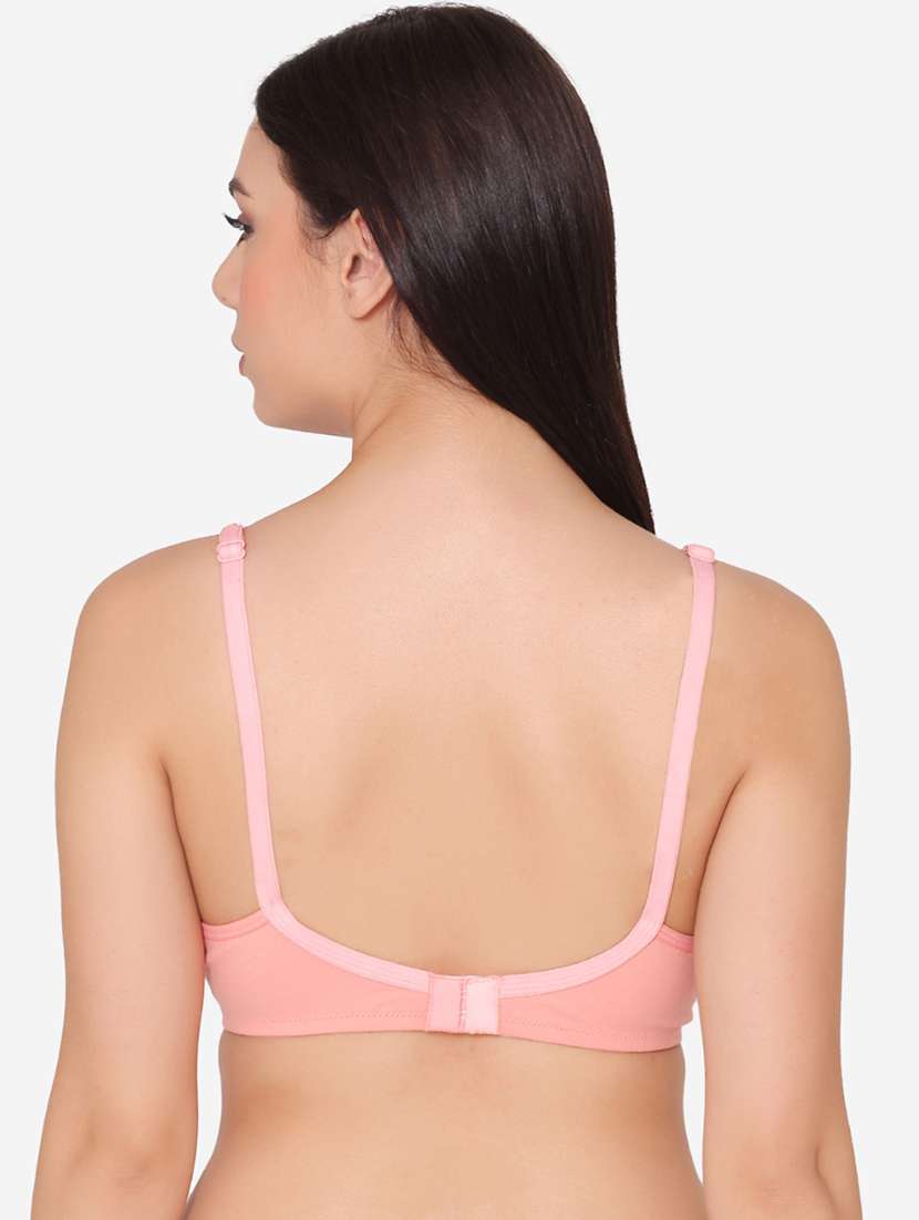 women solid lightly padded t-shirt bra - 22088689 -  Standard Image - 2