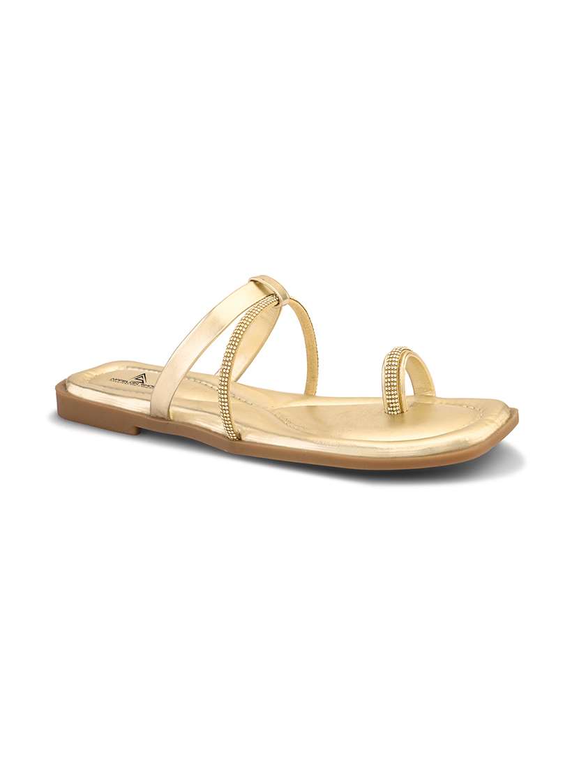 women embellished one toe flat sandal - 22088984 - Standard Image - 2