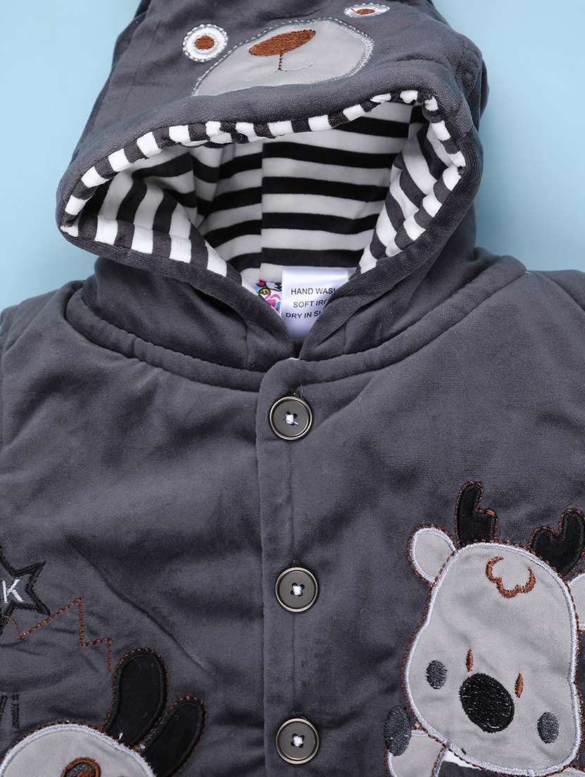 kids striped long sleeve winterwear full length set - 22089068 -  Standard Image - 2