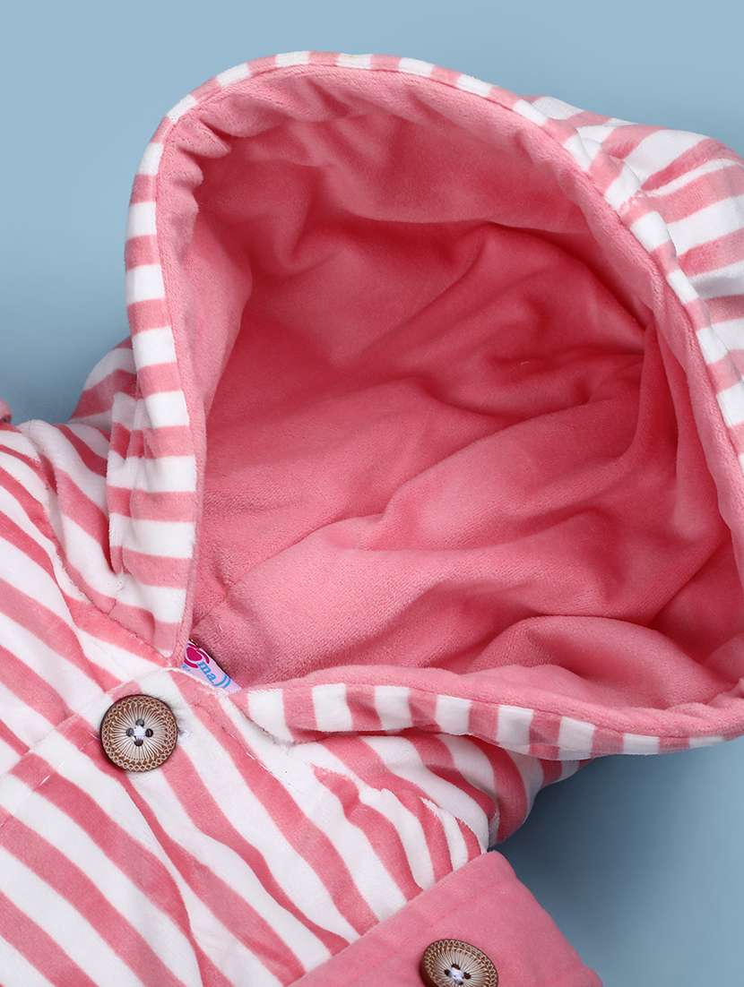 kids striped long sleeve winterwear dungaree - 22089076 -  Standard Image - 2