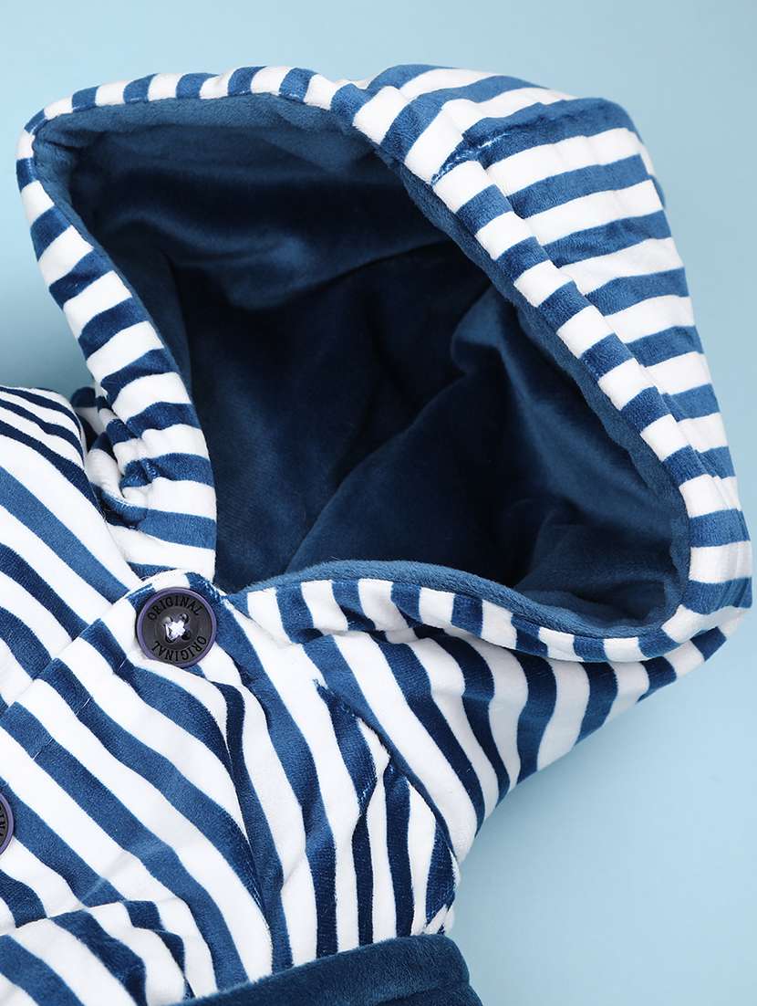 kids striped long sleeve winterwear dungaree - 22089078 -  Standard Image - 2