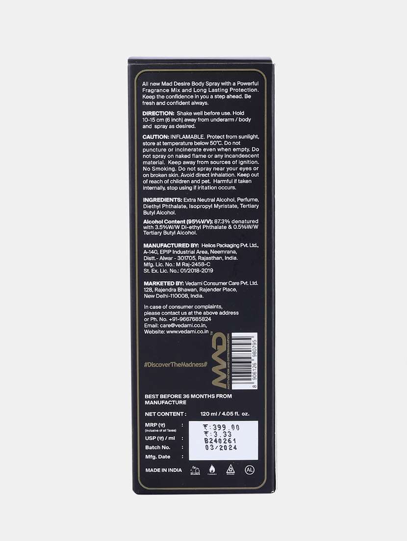 mad-edp desire deo-120 ml - 22091951 -  Standard Image - 2