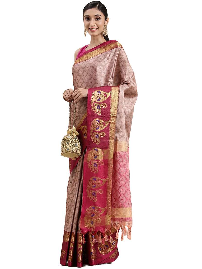 women self design bordered saree with blouse - 22092062 -  Zoom Image - 0