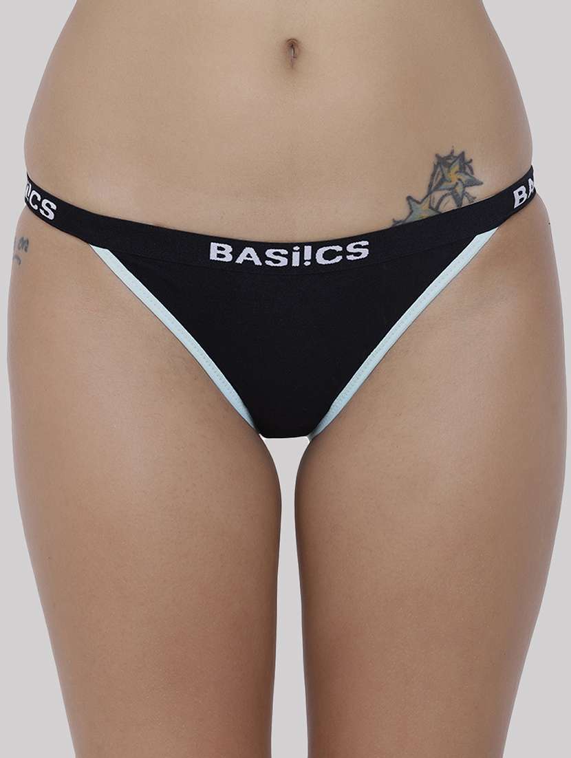 women pack of 6 solid low rise bikini panty - 22092149 - Standard Image - 2