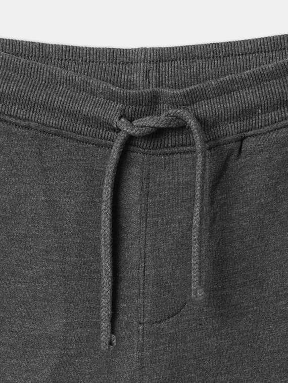 boys solid mid rise regular fit shorts - 22092213 - Standard Image - 2