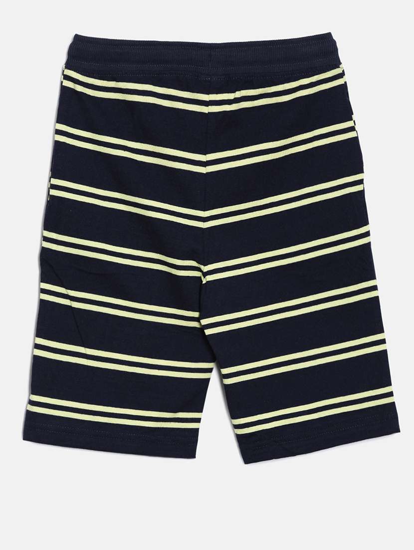 boys pack of 2 printed mid rise regular fit shorts - 22092218 - Standard Image - 2
