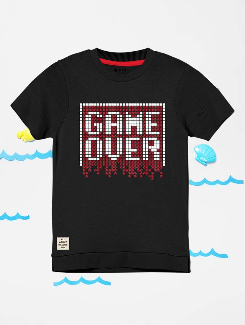 boys pack of 5 printed short sleeve regular fit t-shirt - 22092235 -  Standard Image - 2