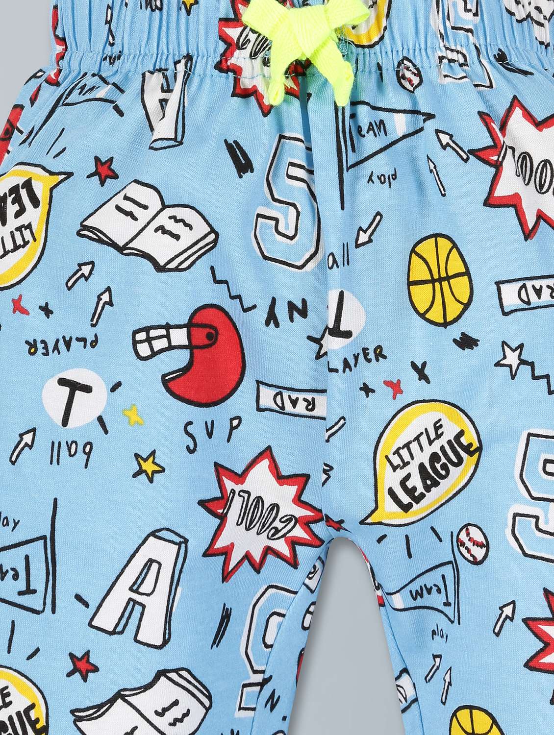 boys printed mid rise loungwear pyjama - 22092254 -  Standard Image - 2