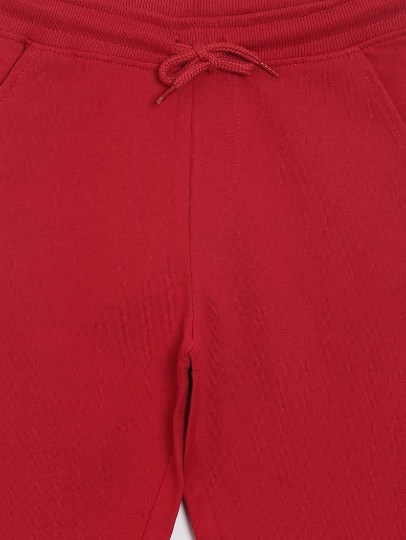 boys solid mid rise relaxed fit jogger - 22092257 - Standard Image - 2