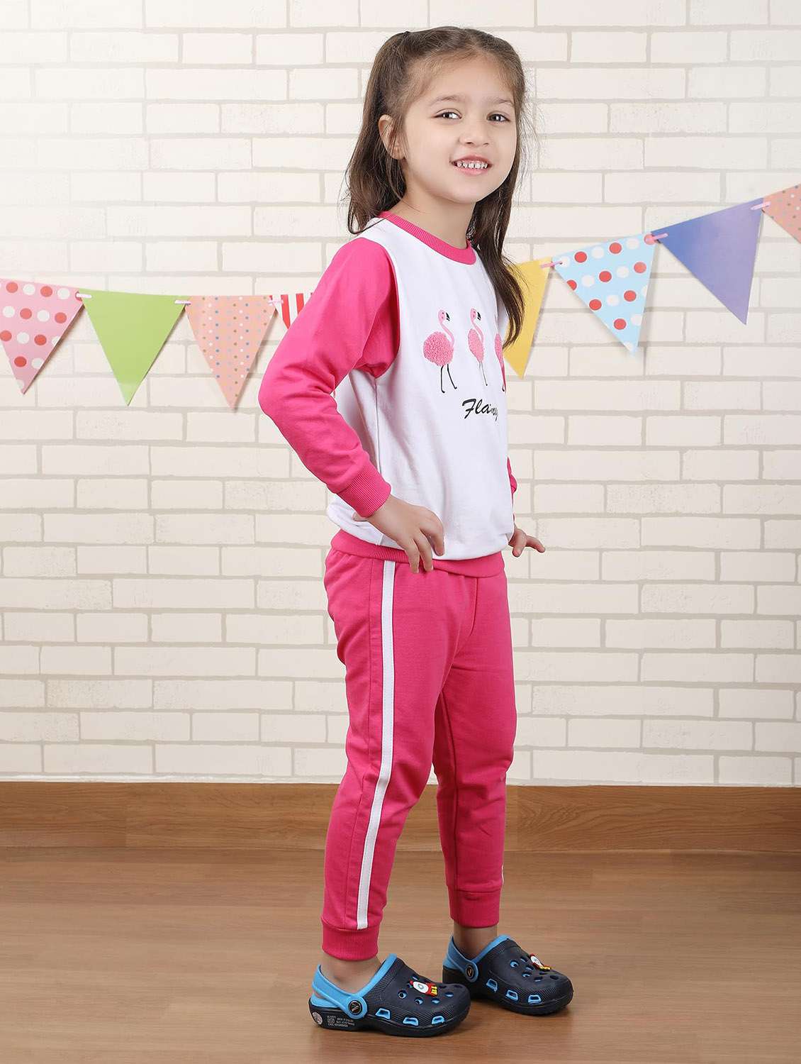 girls printed long sleeve full lenght set - 22092267 -  Standard Image - 2