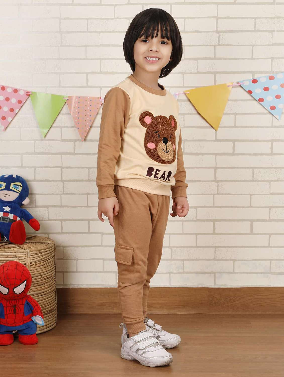 boys printed long sleeve full lenght set - 22092269 -  Standard Image - 2